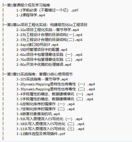 海量數(shù)據(jù)高并發(fā)場景 構(gòu)建Go+ES8企業(yè)級搜索微服務(wù) 視頻教程 下載 圖1